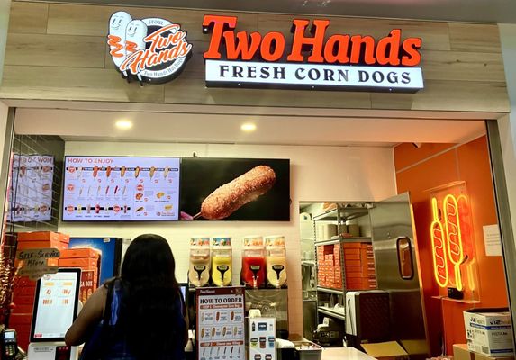 Two Hands Corn Dog Grand Prairie by null