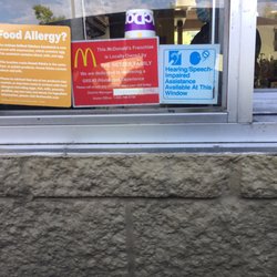 McDonald's - The Distric managers number that is barely readable.
