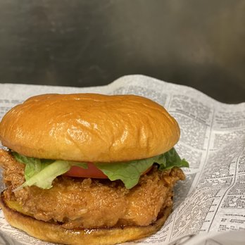 Straight Home Bar & Grill - a chicken sandwich - Bars Near Me - Elderon, Wisconsin
