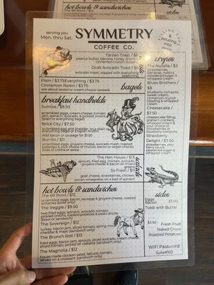 Menu photo 7 Symmetry Coffee Company Ocala, FL