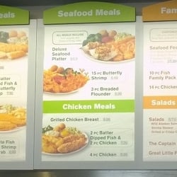 Menu part 2 of Newnan Captain D's