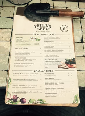 Menu photo 8 The Potting Shed Alexandria, NSW Menu photo 8 The Potting Shed Alexandria, NSW