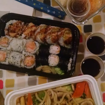 Makoto - Yummy Sunday dinner. Shumai, salmon tempura roll, spicy shrimp, spicy crab roll and yaki udon. Yummmy!!!!! - Sushi Bars Near Me - Avenel, New Jersey Makoto - Yummy Sunday dinner. Shumai, salmon tempura roll, spicy shrimp, spicy crab roll and yaki udon. Yummmy!!!!! - Sushi Bars Near Me - Avenel, New Jersey