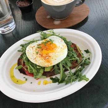Coffee Commissary - Avacado toast added the egg - Coffee & Tea Near Me - Glendale, California Coffee Commissary - Avacado toast added the egg - Coffee & Tea Near Me - Glendale, California