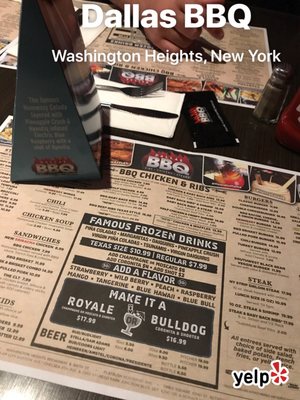 Menu photo 3 Dallas BBQ New York, NY