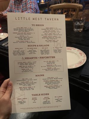 Menu photo 2 Little West Tavern Columbus, OH Menu photo 2 Little West Tavern Columbus, OH