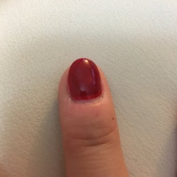 Gina's Magic Nails - 2nd coat not well applied - Nail Salons Near Me - Chicago, Illinois