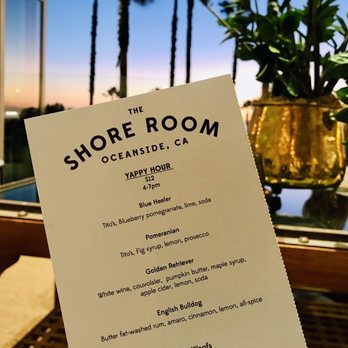 The Shore Room - Yappy Hour Menu - Lounges Near Me - Oceanside, California The Shore Room - Yappy Hour Menu - Lounges Near Me - Oceanside, California