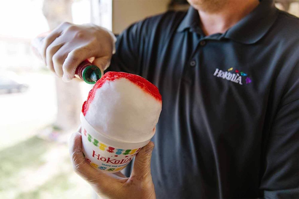 Hokulia Shave Ice Logo