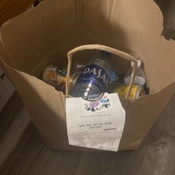 Minute Markets - This bag is what we return cans in and it is big enough to hold two dozen cans.