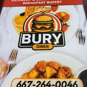 Bury Diner - Breakfast & Brunch Near Me - Salisbury, Maryland