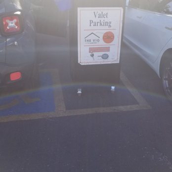 Desert Parking - Blocking  disabled access. - Valet Services Near Me - Phoenix, Arizona