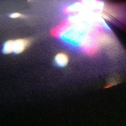 Center of Enlightenment - Beautiful light cast from the sun through stained glass windows...