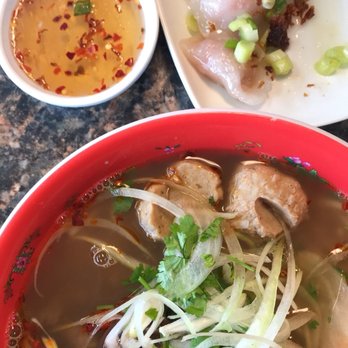 Pho My Chau Restaurant - #47 bun bo hue and a side of banh bot loc - Vietnamese Near Me - Seattle, Washington Pho My Chau Restaurant - #47 bun bo hue and a side of banh bot loc - Vietnamese Near Me - Seattle, Washington