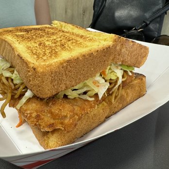 Mr Katsu - Yakisoba Sandwich - Sandwiches Near Me - Fullerton, California