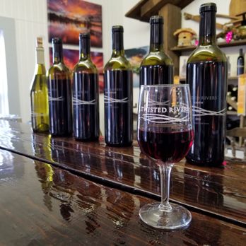 Twisted Rivers Wines - wine bottles and a glass of wine - Wine Tasting Room Near Me - Clarksburg, California Twisted Rivers Wines - wine bottles and a glass of wine - Wine Tasting Room Near Me - Clarksburg, California