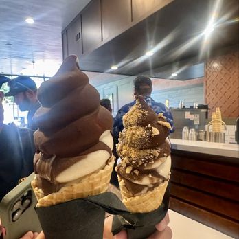The Copper Cone - Chocolate and vanilla swirl - Ice Cream & Frozen Yogurt Near Me - Riverbank, California The Copper Cone - Chocolate and vanilla swirl - Ice Cream & Frozen Yogurt Near Me - Riverbank, California