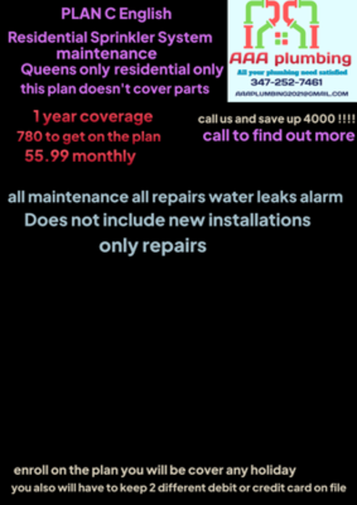 Slide of AAA Plumbing