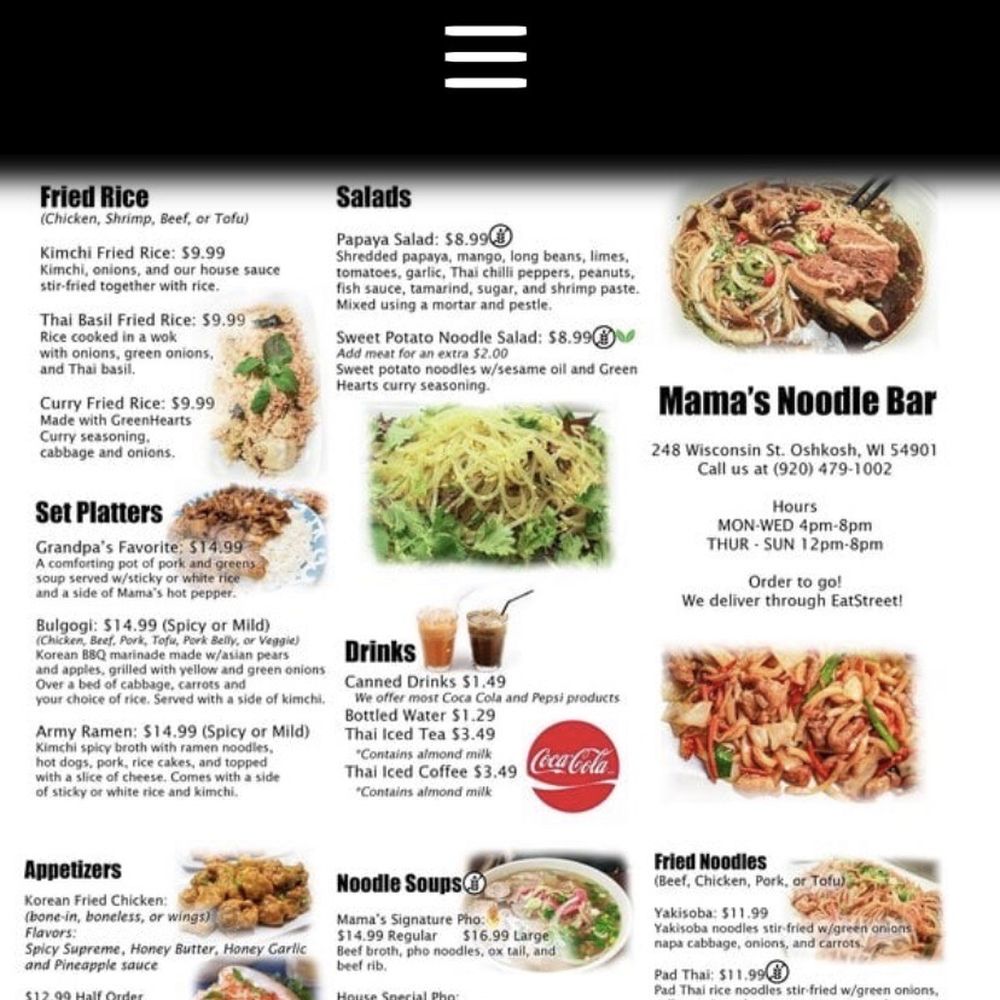 Menu Menu