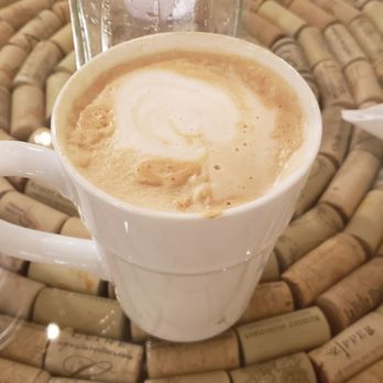 Along Came Trudy Events & Cafe - White mocha with caramel added...wonderful, thick foam on top and the perfect tempurature for me! - Coffee & Tea Near Me - Springfield, Oregon