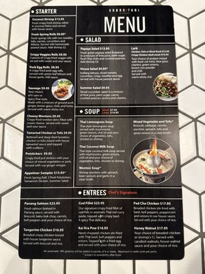 Menu photo 3 Urban Thai Kitchen San Diego, CA