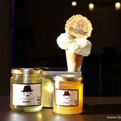 Gelato Village - Our Honey Blossom gelato is made with local Leicestershire honey from The Bee Farmer.
