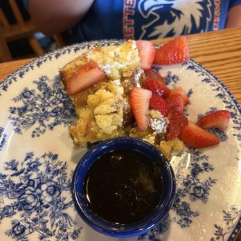 Cracker Barrel Old Country Store - Fresh Strawberry French Toast Bake - Breakfast & Brunch Near Me - Caseyville, Illinois