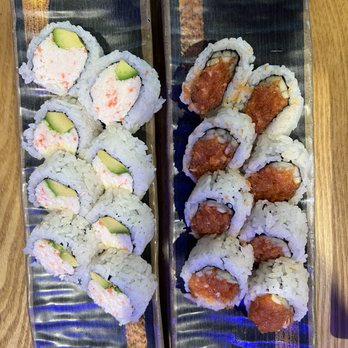 Heemo Sushi - California Roll was delicious. And the spicy tina roll was great with a spicy kick. - Sushi Bars Near Me - Orange, California Heemo Sushi - California Roll was delicious. And the spicy tina roll was great with a spicy kick. - Sushi Bars Near Me - Orange, California