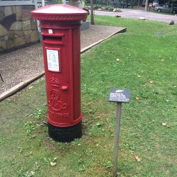 Kentuck Knob - King George V mailbox in sculpture garden - Venues & Event Spaces Near Me - Chalk Hill, Pennsylvania