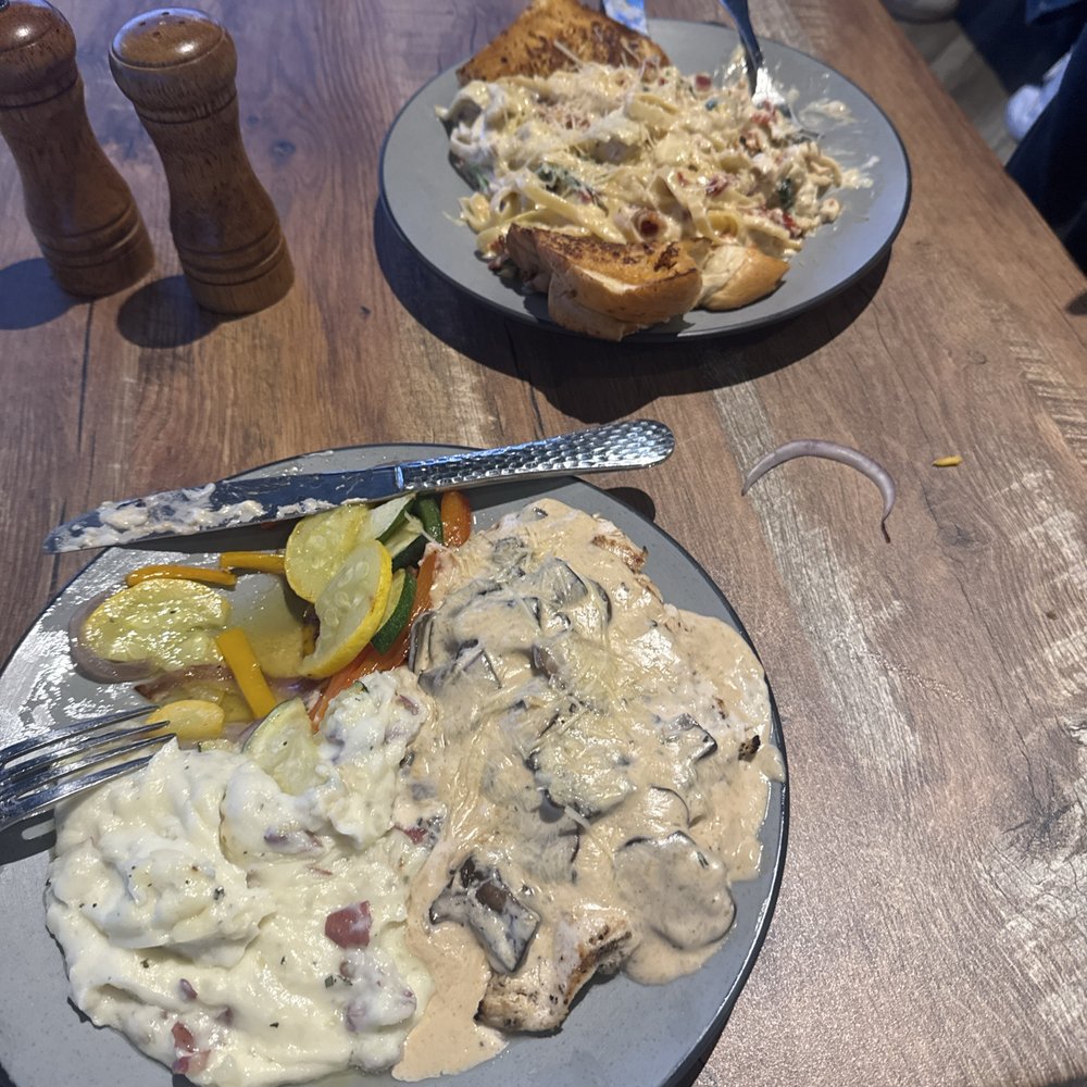 Sand Hollow Resort - Chicken piccata and Tuscan chicken pasta. - Resorts Near Me - Hurricane, Utah Sand Hollow Resort - Chicken piccata and Tuscan chicken pasta. - Resorts Near Me - Hurricane, Utah