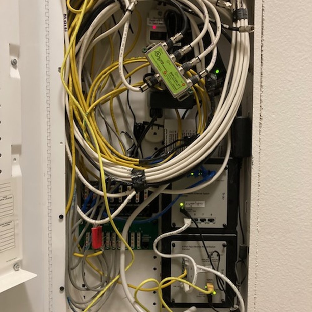 Get Wired Tec - Before - Security Systems Near Me - Santa Monica, California