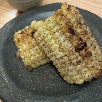 Drunken Monk - Grilled corn - seasoning was perfect - Izakaya Near Me - Menlo Park, California