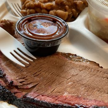 Crazy Block Cheesecakes - Brisket with beans - Desserts Near Me - Oakland, California