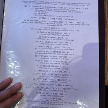 Fjellskaal Seafood Restaurant - Menu - Seafood Near Me - Bergen, 12