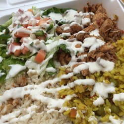 King Pita Palace - Chicken & rice platter. A lot of food, but not that tasty.