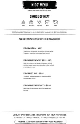 Menu photo 2 Siam Table Ankeny, IA