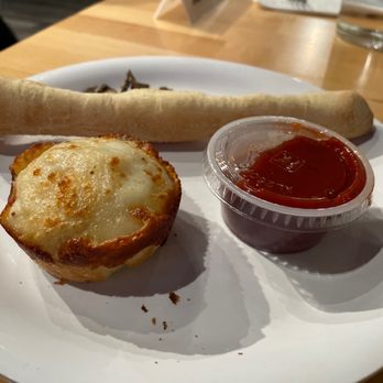 Noble Roman's Craft Pizza & Pub - Pizza muffin w/ breadsticks - Pizza Near Me - Brownsburg, Indiana Noble Roman's Craft Pizza & Pub - Pizza muffin w/ breadsticks - Pizza Near Me - Brownsburg, Indiana