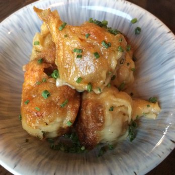 Juju - Pork & Shrimp Dumplings - Tapas/Small Plates Near Me - Durham, North Carolina Juju - Pork & Shrimp Dumplings - Tapas/Small Plates Near Me - Durham, North Carolina