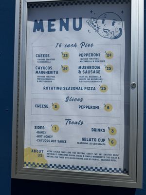 Menu photo 4 Pie in the Sky Cayucos, CA