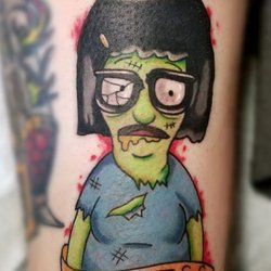 Quality Custom Tattoos - Bob's Burgers Tina living out her fan faction zombie fantasy