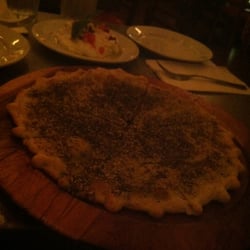 Fresh zaatar bread