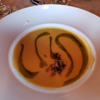 Hearthstone Restaurant - Corn soup, this was the most delicious thing we had - New American Near Me - Breckenridge, Colorado