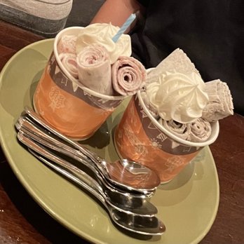 Dragon's Arch - The birthday dessert they brought my son. - Noodles Near Me - Walnut Creek, California Dragon's Arch - The birthday dessert they brought my son. - Noodles Near Me - Walnut Creek, California
