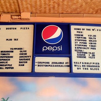 Boston's Pizza Hawaii Kai - Price Board (03/10/22). @BostonPizzaHiKai #HawaiiKai #Hawaii #Oahu #Pizza - Pizza Near Me - Honolulu, Hawaii Boston's Pizza Hawaii Kai - Price Board (03/10/22). @BostonPizzaHiKai #HawaiiKai #Hawaii #Oahu #Pizza - Pizza Near Me - Honolulu, Hawaii