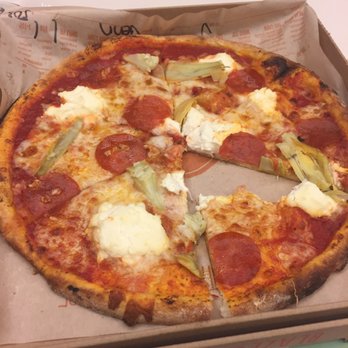 Blaze Pizza - Artichokes, pepperoni, ricotta, garlic - Salad Near Me - Rochester, New York