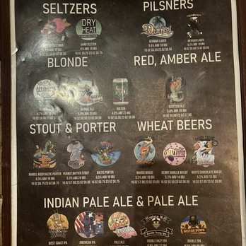 Rickety Cricket Brewing - Beer menu - Pizza Near Me - Kingman, Arizona