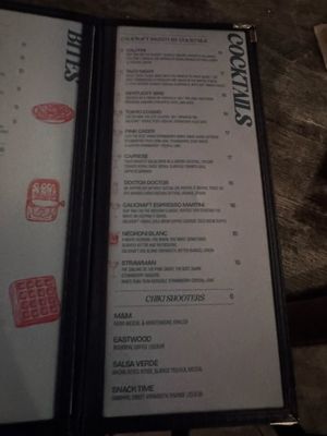 Menu photo 5 Calicraft Upstairs Walnut Creek, CA