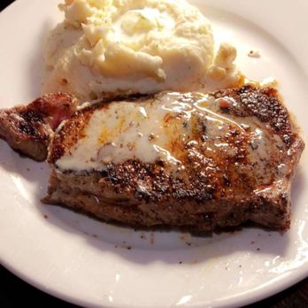 LongHorn Steakhouse - Ribeye with mash potatoes - Steakhouses Near Me - Webster, Texas