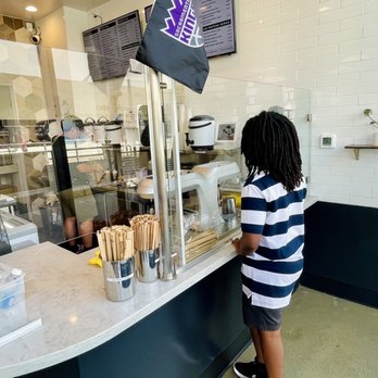RareTea - My little man waiting for his bubble tea! - Bubble Tea Near Me - Sacramento, California