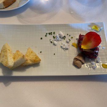 Joel Palmer House - Filet mignon tartare - Modern European Near Me - Dayton, Oregon Joel Palmer House - Filet mignon tartare - Modern European Near Me - Dayton, Oregon